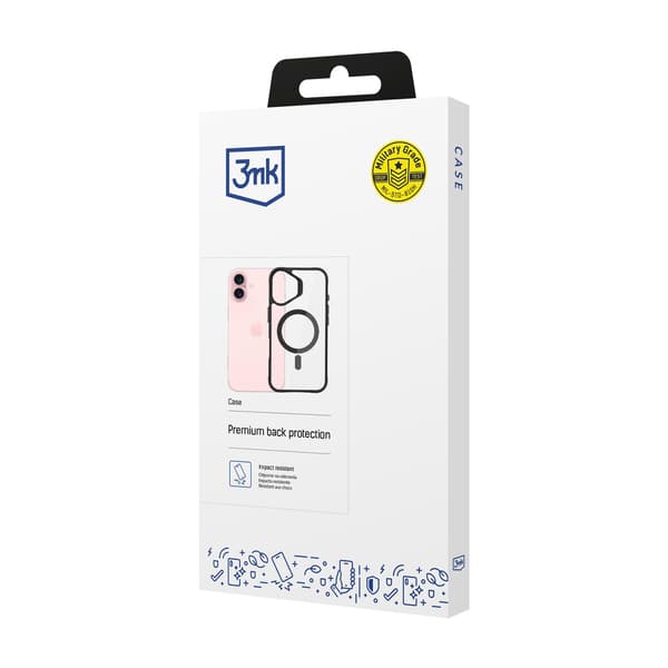 Apple iPhone 16 Plus – 3mk Satin Armor MagCase