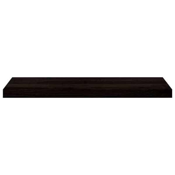 vidaXL trappetrin 2 stk. brun 80x30x2 cm massivt egetræ