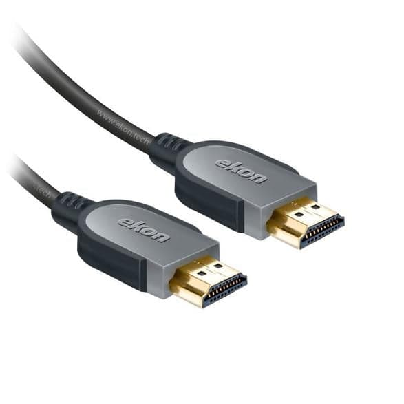 Ekon HDMI-HDMI kabel version 2.0 High Speed med Ethernet 10m
