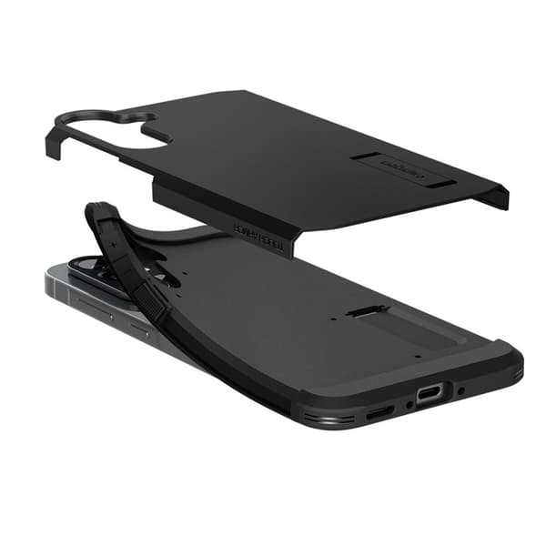 Spigen Tough Armor - Etui til Samsung Galaxy A56 5G (Sort)