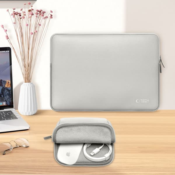 TECH-PROTECT NEOSLIM BÆRBAR 15-16" GRÅ OG FARVEBLYANT