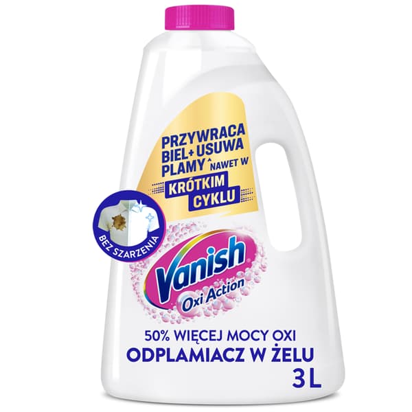 Vanish Oxi Action White pletfjerner i gel 3l