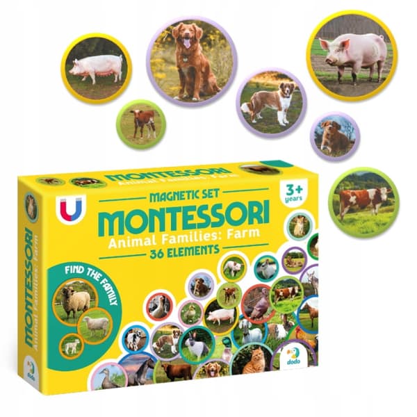 Montessori Magnetset Bondgårdsdjur