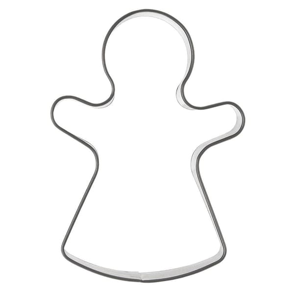 Stål kageudstikker dukke 6,8 cm