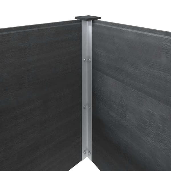vidaXL højbed 200x100x54 cm WPC grå