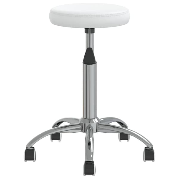 vidaXL Massagepall i konstläder vit