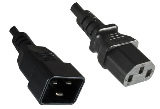 MicroConnect forlængerkabel C13-C20 1m