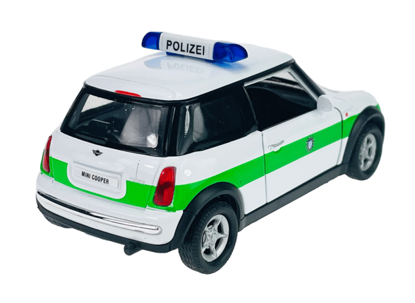 WELLY MINI COOPER POLISGRÖN 1:34 49766