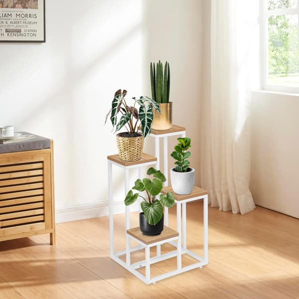 Mogren Craft vitt stående blomsterställ