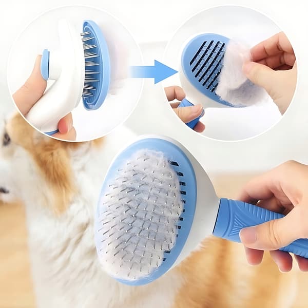 BØRSTEKAM TIL KORT OG LANGT HÅR TIL HUNDE OG KATTE