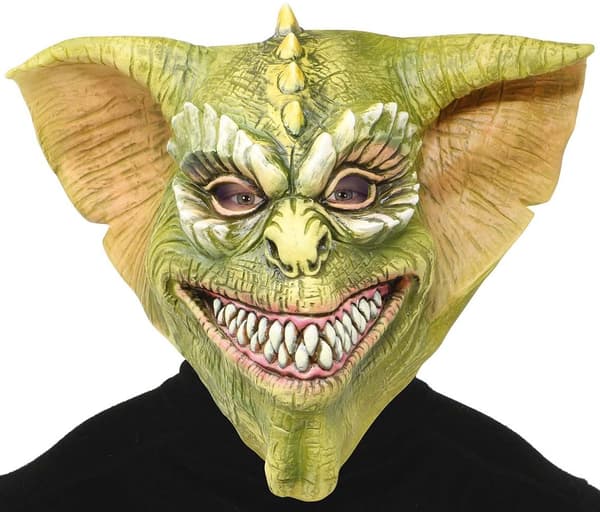 Grøn Gremlin Latex Maske Dit Monster