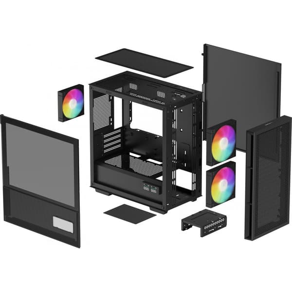 DeepCool CH360 DIGITAL Micro-ATX computerkabinet