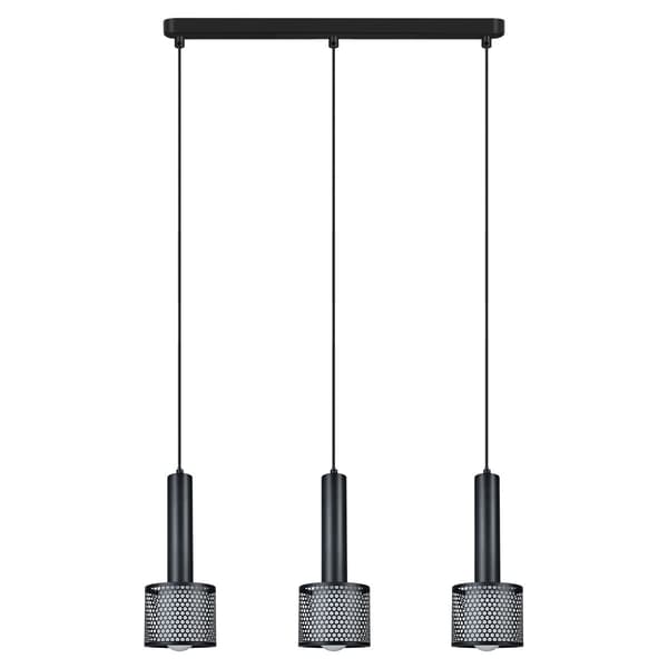 HÆNGELAMPE AMO 3 E27 SORT LYS PRESTIGE LP-0702/3L BK