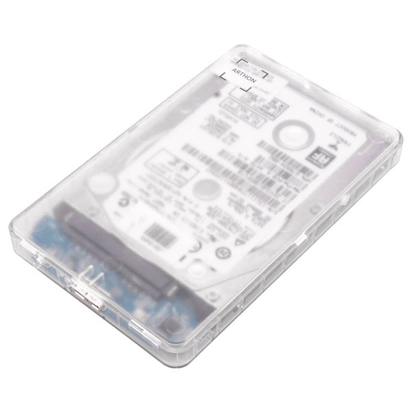 Hårddiskhölje 2,5 tum USB 3.0 SSD HDD SATA Diskfack Adapter 7 x 9,5