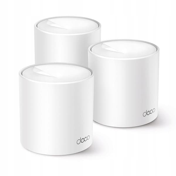 TP-LINK Deco X10 3-pack mesh-system, Wi-Fi 6, hastighet 1500 Mbps