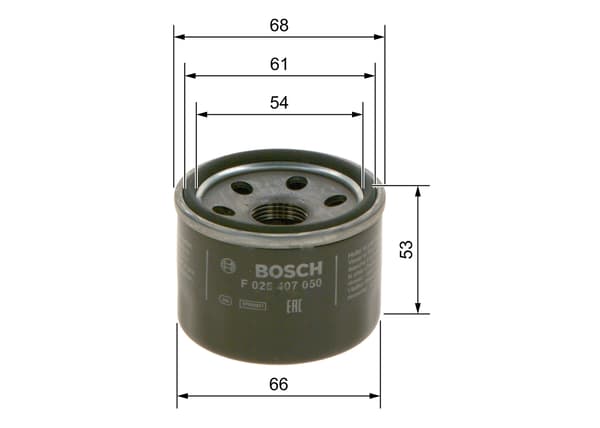ÖLJYNSUODATIN F026407050 BOSCH