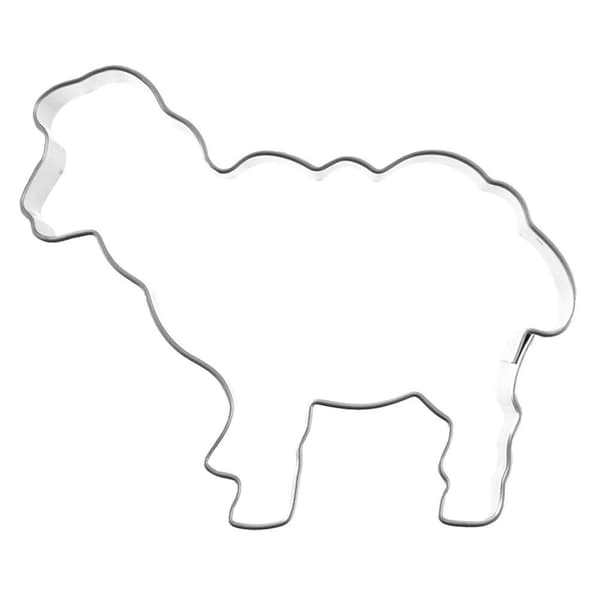 Teräskeksileikkuri lammas 7 cm