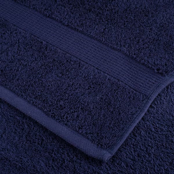 vidaXL Premiumhanddukar SOLUND, 2-pack, Marinblå, 30x50 cm
