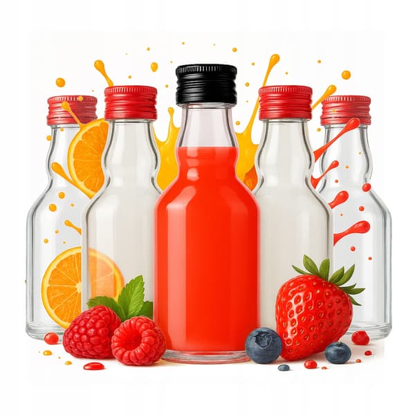 10X MINIATURFLASKE ELIXIR 50ML + LÅG LILLE GAVEFLASKE