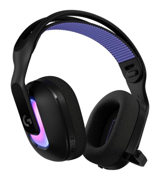 Logitech G522 Lightspeed trådløs gaming headset sort
