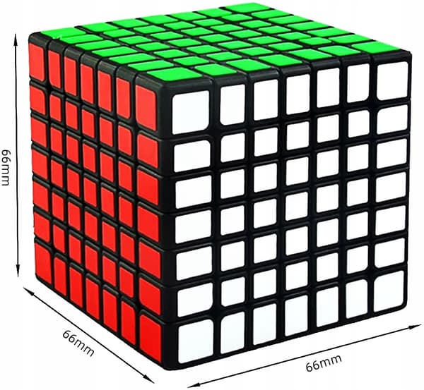 MoYu Svart 7x7x7
