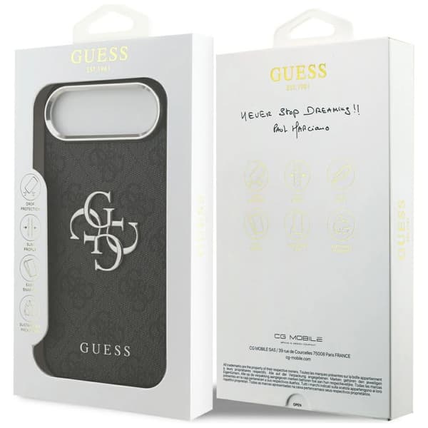 Guess 4G Big 4G Classic Logo cover til iPhone 17 Air - sort