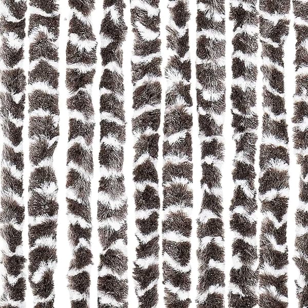 vidaXL Flugnät Beige Brun 56x200 cm Chenille