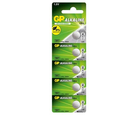ALKALIKELLOPARISTO 1,5 V 191 - 10,0 KPL - GP 191 SZ