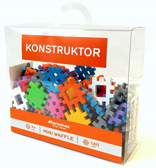KONSTRUKTOR Marioinex Mini Våffelblock, 140 st,