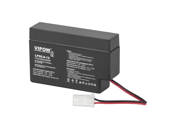 Geeliakku 12V/0,8Ah Vipow