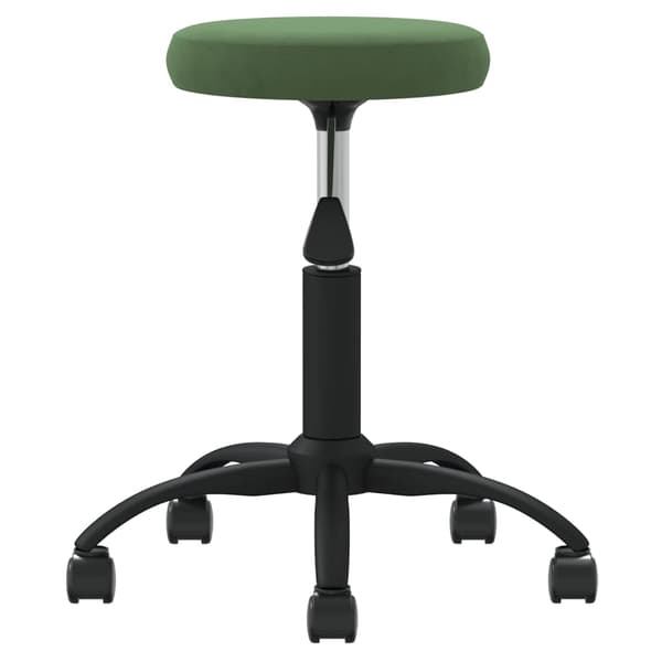 vidaXL Massagepall klädd i sammet mörkgrön