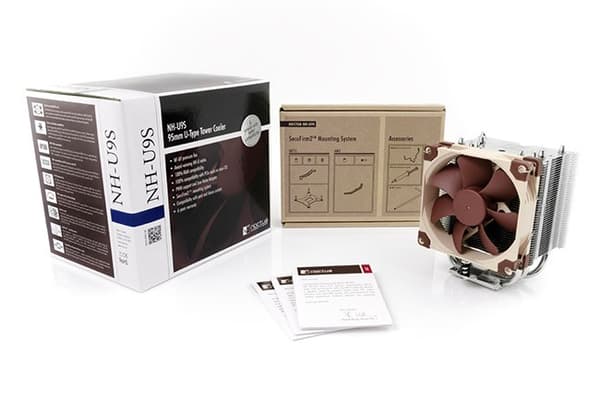 Noctua NH-U9S CPU-køler, 95 mm, NF-A9 blæser, stille