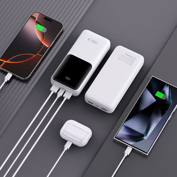 TECH-PROTECT PB02 POWERBANK 20000mAh 22.5W VIT