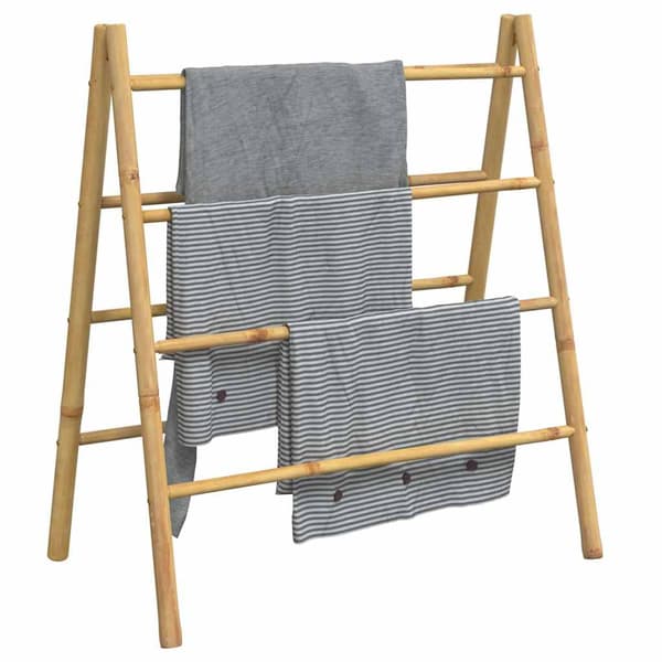 vidaXL Tuplapyyhetikkaat, 4 askelmaa, 90x50x100 cm, bambu