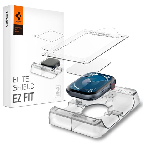 HYDROGELFILM SPIGEN ELITE SHIELD EZ FIT 2-PACK APPLE WATCH 10 (42 MM) KLAR