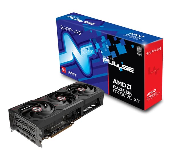 Sapphire PULSE RX 9070 XT GAMING 16GB grafikkort