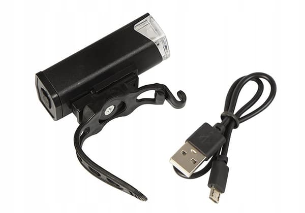 LED forlygte til cykel, 3 tilstande, stærk, vandtæt, 300 LM, USB, 800mAh