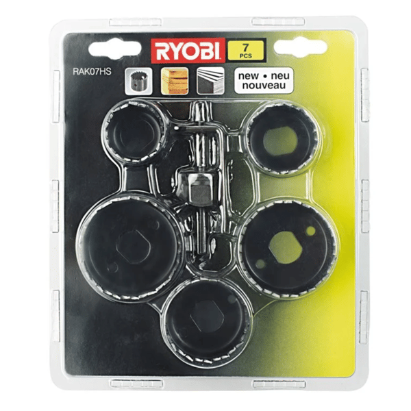 RYOBI Porateräsarja 7 kpl
