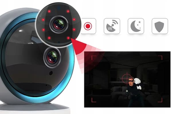 RTX 4MPX P2P WiFi -kameran seuranta Tuya Easing