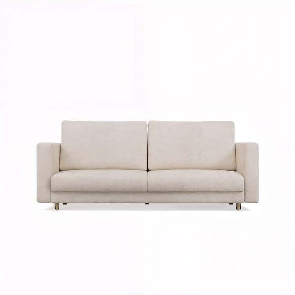 LINA 3-SITS SOFFA MED SOFUNKTION BEIGE FÖR VARDAGSRUM FÖR VARDAGSRUM