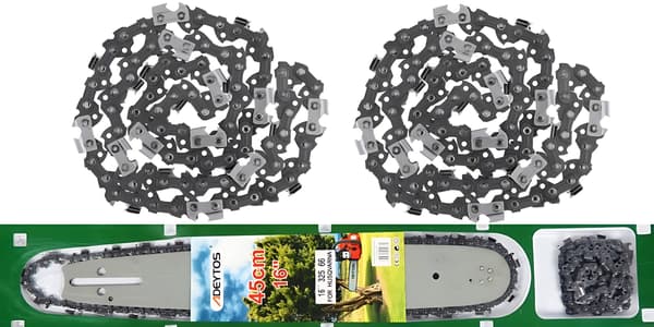 SVÆRD TIL BENSINSAV + 2x KÆDER 45cm 16'' 66 1.5 325