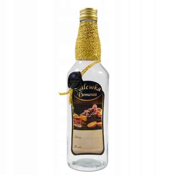 Monopoly dekoreret flaske 500ML hjemmetinktur