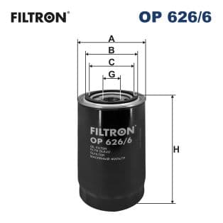 OLJEFILTER OP6266 FILTRON