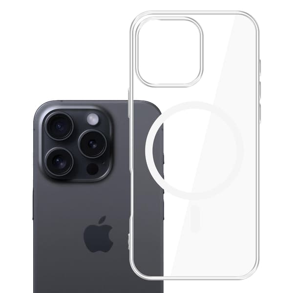 Apple iPhone 16 Pro Max - 3mk Gennemsigtigt MagCase