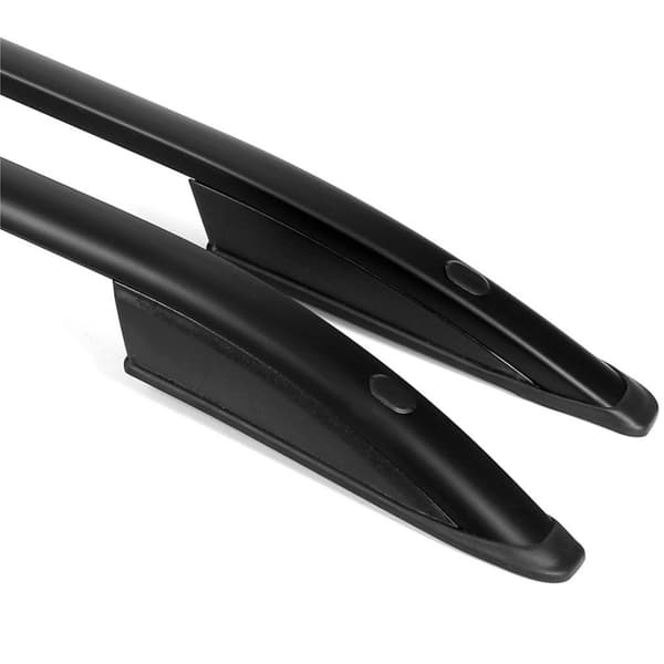 Kattotelineet RENAULT KANGOO II 2008-2022 L1 LYHYT MUSTA Solid Durable