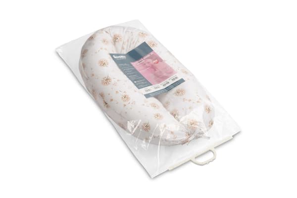 Graviditetscroissant XL med mælkebøtter, beige
