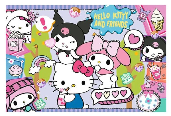Trefl - 300-palan palapeli - Crazy Trio Kello Kitty - 23039