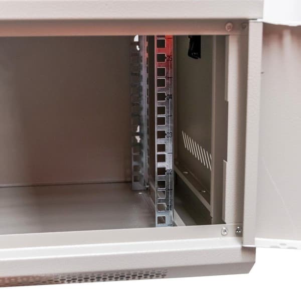 Netberg 19" 6U väggmonterad serverrack grå 300x600x400mm