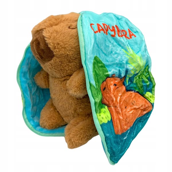 Maskot Pluschdjur Kapybara Överraskning Öron Kramdjur Plusch 20 cm