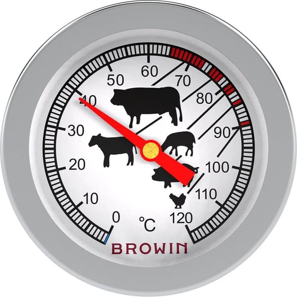 Termometer til bagning, rygning, tilberedning af kød 0-120°C